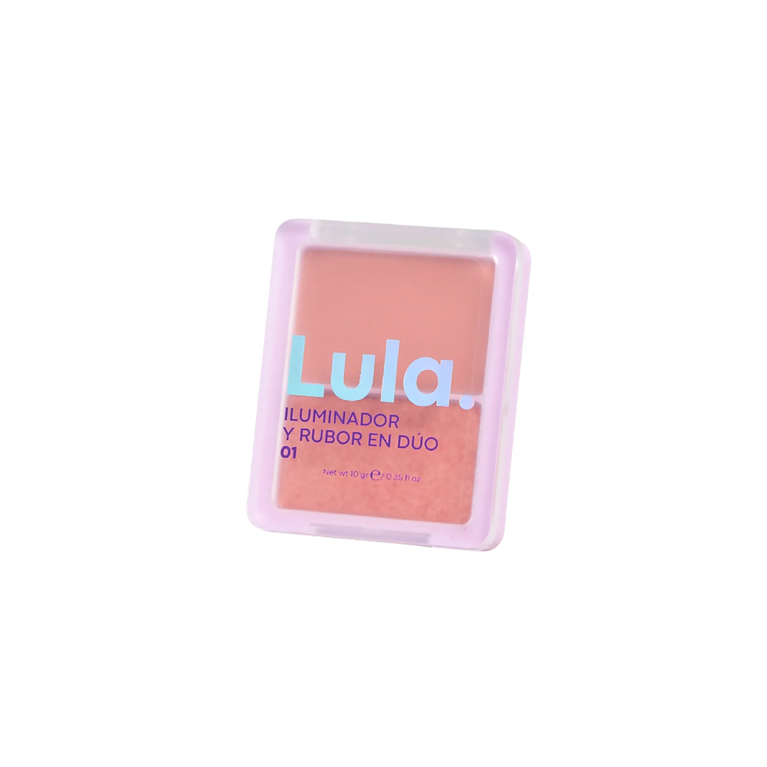 Iluminador y rubor duo Lula